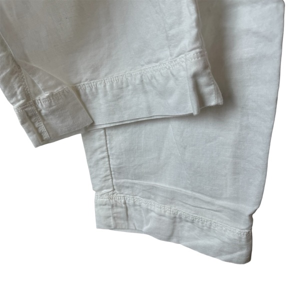 Converse | White | Linen Pants | Size 6 - Picture 3 of 6